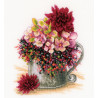  Pink blush bouquet Набор для вышивания LanArte PN-0185110