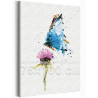  Бабочка и цветок / Полет 75х100 см Раскраска картина по номерам на холсте с неоновой краской AAAA-RS154-75x100