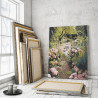 Пример в интерьере Прогулка в саду / Природа / Цветы 80х100 см Раскраска картина по номерам на холсте AAAA-RS223-80x100
