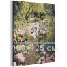  Прогулка в саду / Природа / Цветы 100х125 см Раскраска картина по номерам на холсте AAAA-RS223-100x125