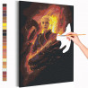  Девушка и драконы Раскраска картина по номерам на холсте AAAA-RS211