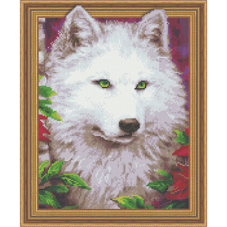  Белая волчица Алмазная вышивка мозаика Color Kit TSGJ1019