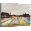 Цветники в Голландии Винсент Ван Гог / Известные картины 80х100 см Раскраска картина по номерам на холсте