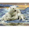  Белые полярные медведи Картина по номерам Molly KK0715
