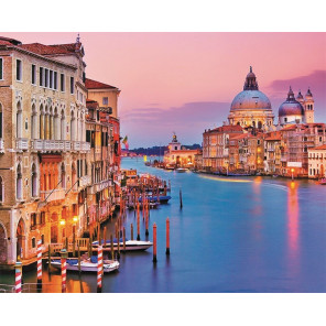  Вид с Венецианского моста Алмазная вышивка мозаика LG284