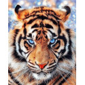 Взгляд тигра Алмазная вышивка мозаика на подрамнике