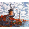 Голландский пейзаж Набор для вышивания Палитра
