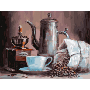  Кофе Раскраска картина по номерам на холсте Белоснежка 471-OVC
