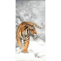 Тигр зимой Алмазная вышивка мозаика Алмазная живопись