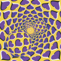 Движущиеся шары / Оптическая иллюзия Раскраска картина по номерам на холсте с неоновой краской