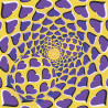  Движущиеся шары / Оптическая иллюзия Раскраска картина по номерам на холсте с неоновой краской AAAA-RS384