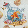  Золотая рыбка Алмазная вышивка мозаика Гранни Ag2738
