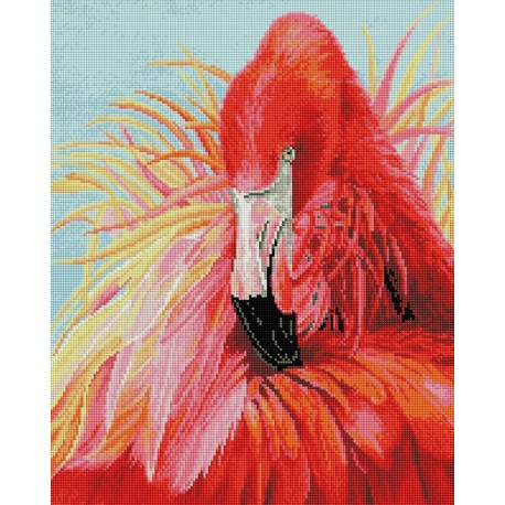  Фламинго Алмазная вышивка мозаика Арт Фея UA426