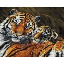 Нежность тигрицы Алмазная вышивка мозаика Арт Фея