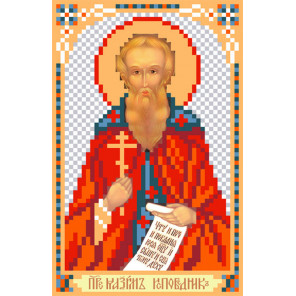 Святой Максим исповедник Ткань с рисунком для вышивки бисером Матренин Посад 3042