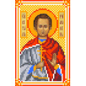 Святой Виталий Ткань с рисунком для вышивки бисером Матренин Посад