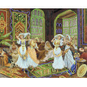 Восточные танцы Ткань с рисунком для вышивки бисером Матренин Посад