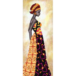  Конго Ткань с рисунком для вышивки бисером Матренин Посад 4191