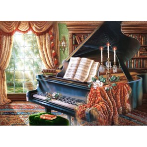 Старый рояль Алмазная вышивка (мозаика) Гранни