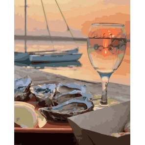  Средиземноморский деликатес Раскраска картина по номерам на холсте ZX 24375
