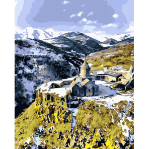  Быт в горах Раскраска картина по номерам на холсте ZX 24388