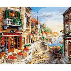 Райский уголок Европы Раскраска ( картина ) по номерам акриловыми красками на холсте Iteso