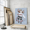  Кира Би ( Киллер Би) / Наруто Шиппуден Аниме Раскраска картина по номерам на холсте AA-N022