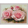  Нежные розы Алмазная вышивка мозаика на подрамнике EQ10303