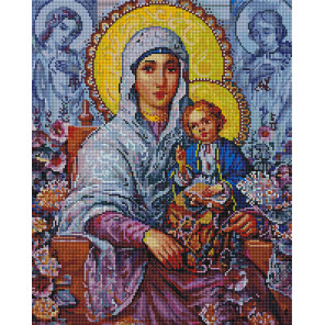  Богородица с малышом Алмазная вышивка мозаика АртФея UA447