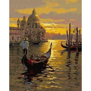  Венецианское утро Раскраска картина по номерам на холсте ZX 24166