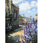 Улочка в нормандском поселке Раскраска ( картина ) по номерам акриловыми красками на холсте Белоснежка
