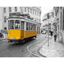 Желтый трамвай Алмазная вышивка мозаика без подрамника
