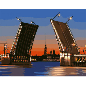  Развод мостов Раскраска картина по номерам на холсте ZX 20035