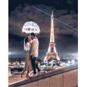 Свет Парижской любви Раскраска картина по номерам на холсте