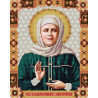  Святая Матрона Канва с рисунком для вышивки бисером Конек 9273