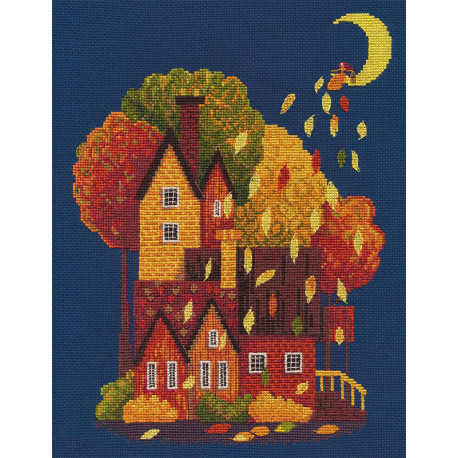  Волшебный листопад Набор для вышивания Овен 1479