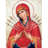  Богородица Семистрельная Алмазная вышивка мозаика Алмазная живопись АЖ-4109