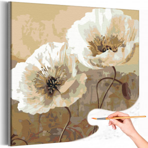  Маки на поле Цветы Природа Раскраска картина по номерам на холсте AAAA-RS610