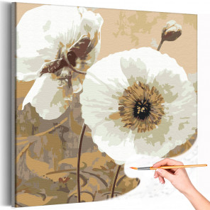  Маки в поле Цветы Природа Раскраска картина по номерам на холсте AAAA-RS611