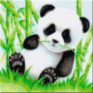 Маленькая панда Алмазная вышивка (мозаика) Iteso