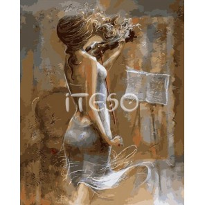 Мелодия души Раскраска ( картина ) по номерам акриловыми красками на холсте Iteso