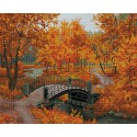 Осенний парк Алмазная вышивка (мозаика) Белоснежка