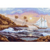  Таинственный остров Ткань с рисунком для вышивания Матренин Посад 0528
