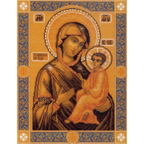  Икона Божей Матери Тихвинская Ткань с рисунком для вышивания Матренин Посад 0539