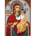 Икона Божей Матери Смоленская Ткань с рисунком для вышивания Матренин Посад