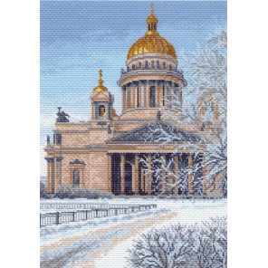  Исаакиевский собор Ткань с рисунком для вышивания Матренин Посад 0834