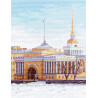  Набережная Санкт-Петербурга Ткань с рисунком для вышивания Матренин Посад 1151