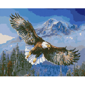  Орел во время охоты Алмазная вышивка мозаика без подрамника GJW2335