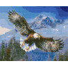  Орел во время охоты Алмазная вышивка мозаика без подрамника GJW2335