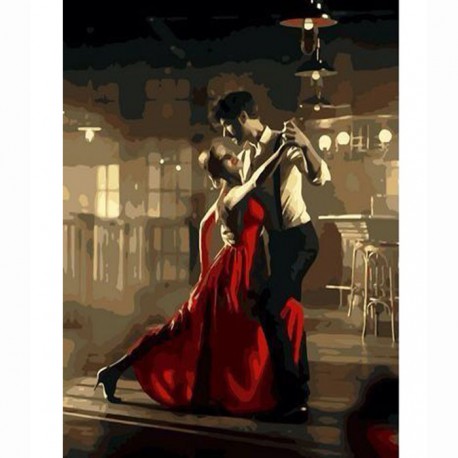Аргентинское танго Раскраска по номерам акриловыми красками на холсте Живопись по номерам (Paintboy)